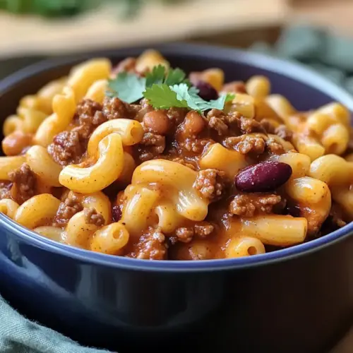 Crockpot Chili Mac And Cheese