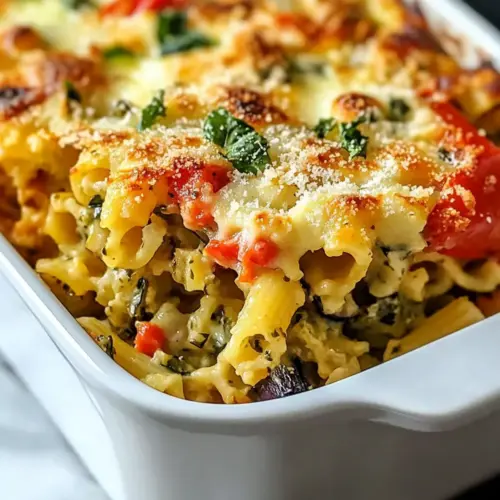 Tasty Mediterranean Vegetable Pasta Bake