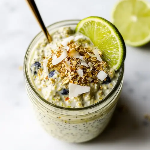 Key Lime & Coconut Overnight Oats