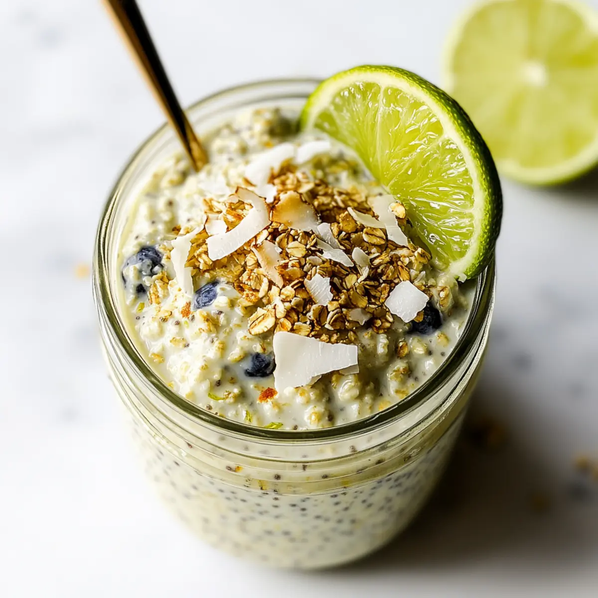 Key Lime & Coconut Overnight Oats