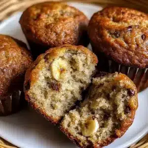 Greek Yogurt Banana Muffins