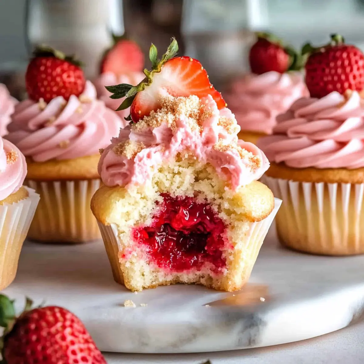 Strawberry Cupcakes
