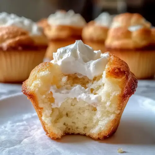 Bourbon Strawberry Angel Food Cupcakes