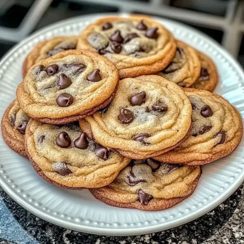 Crispy Chewy Chocolate Chip Cookies