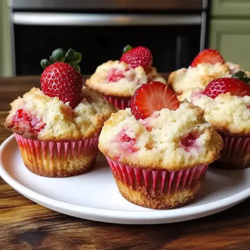 Strawberry Shortcake Muffins