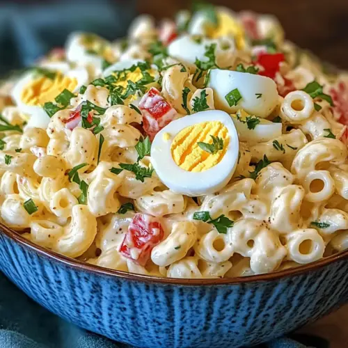 Creamy Deviled Egg Pasta Salad