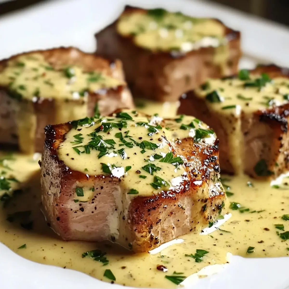 Pork Tenderloin with Creamy Dijon Sauce