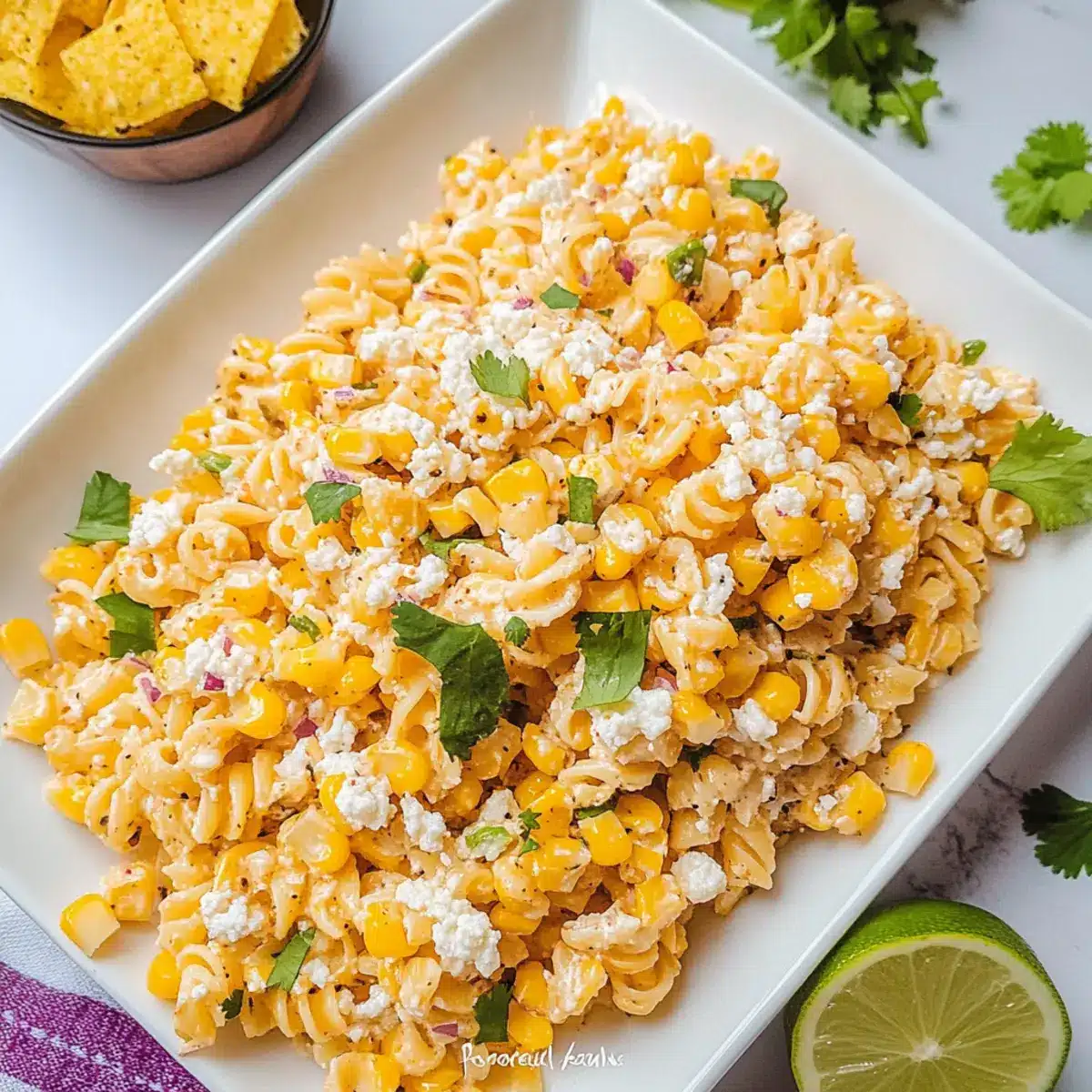 Mexican Street Corn Pasta Salad