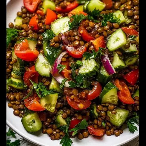 Mediterranean Lentil Salad