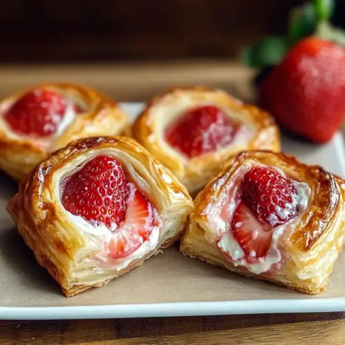 Strawberry Cream Cheese Danishes