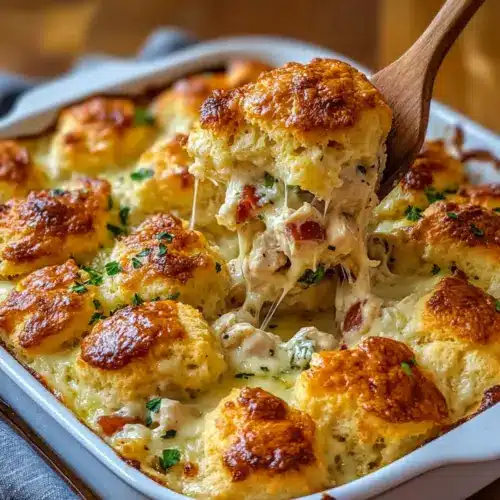 Chicken Bubble Biscuit Bake Casserole