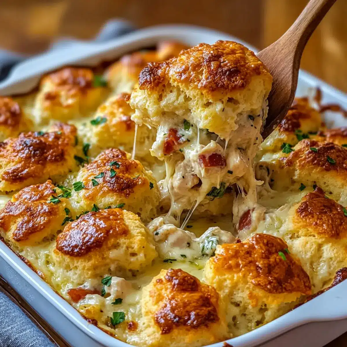Chicken Bubble Biscuit Bake Casserole