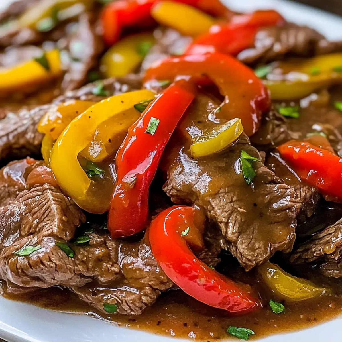 CROCKPOT PEPPER STEAK
