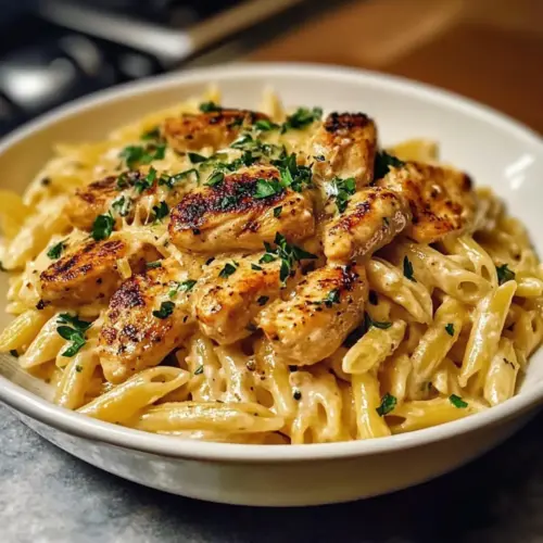 30 Minutes Garlic Parmesan Chicken Pasta