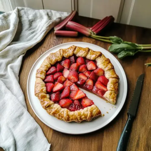 Strawberry Rhubarb Galette