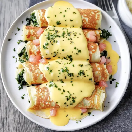 Savory Breakfast Crepes