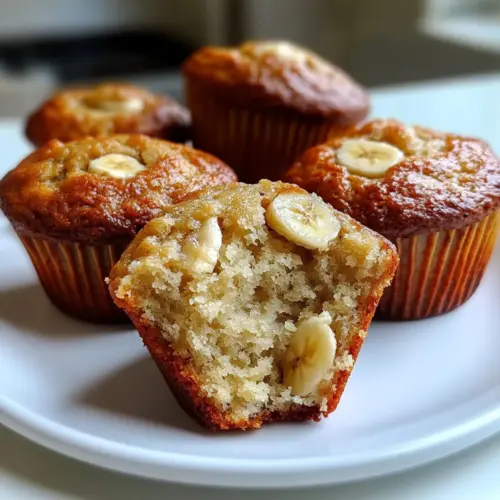 Healthy Greek Yogurt Banana Muffins