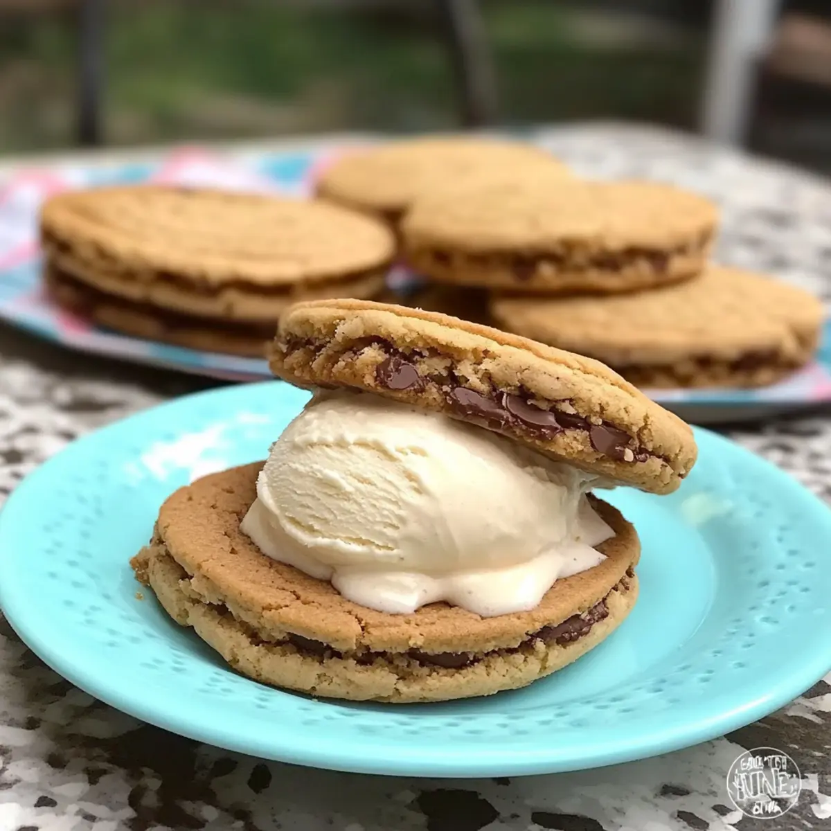 Salted Caramel Pretzel Ice Cream Sandwiches