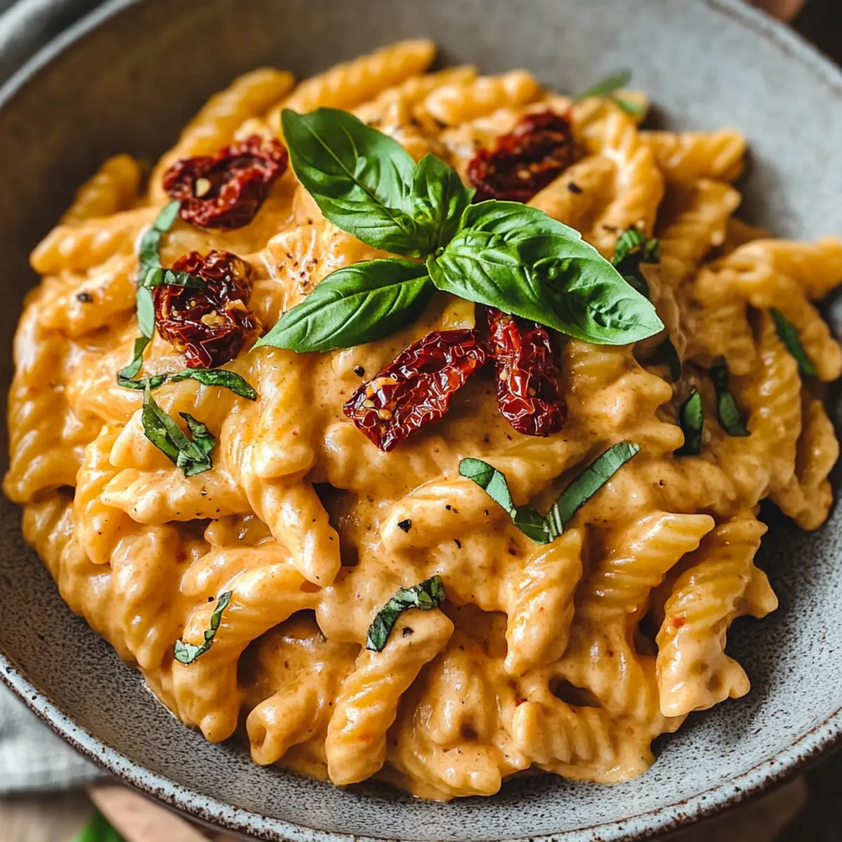 Vegan Creamy Sun-Dried Tomato Pasta