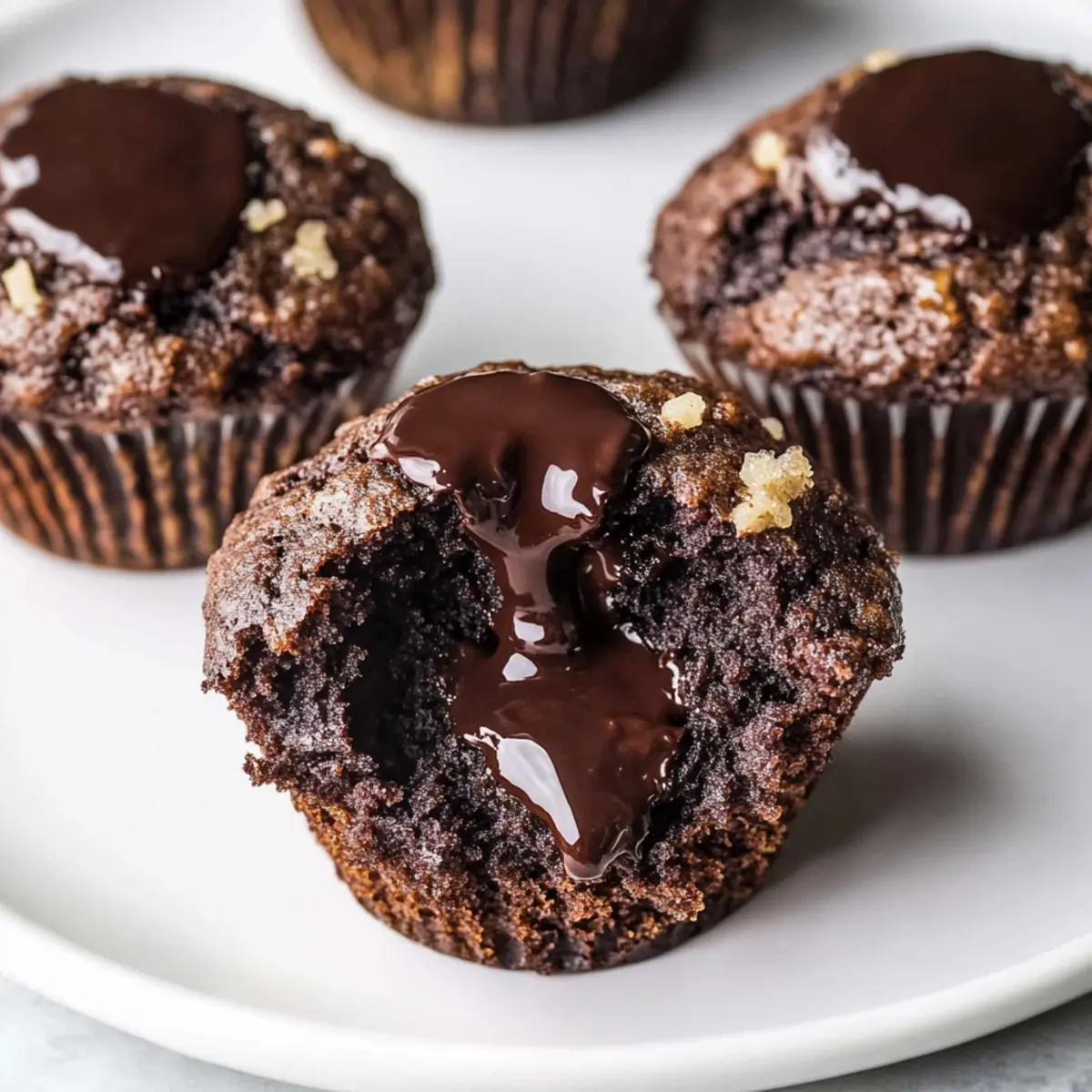 Molten Chocolate Muffins