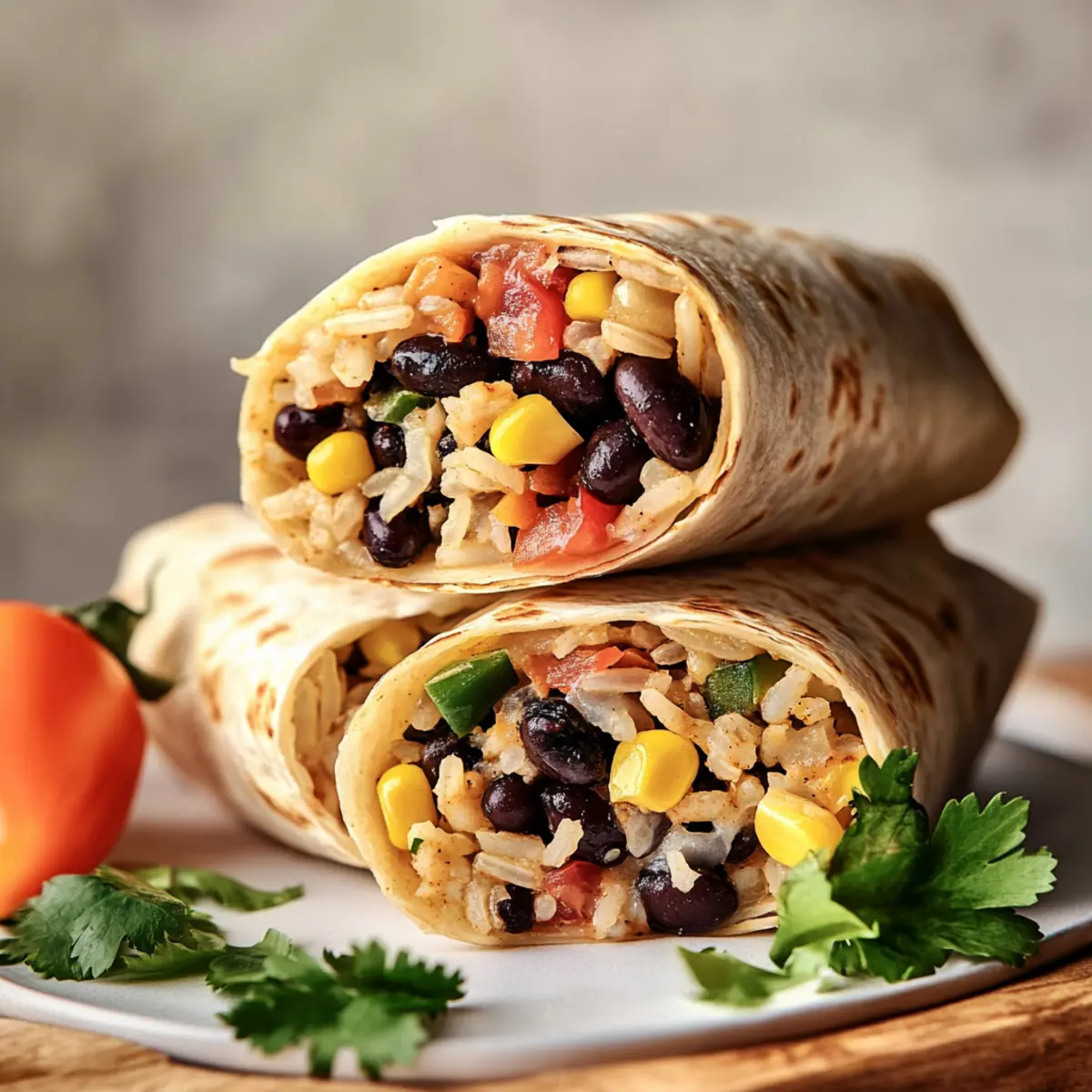 Crispy Vegetarian Burritos