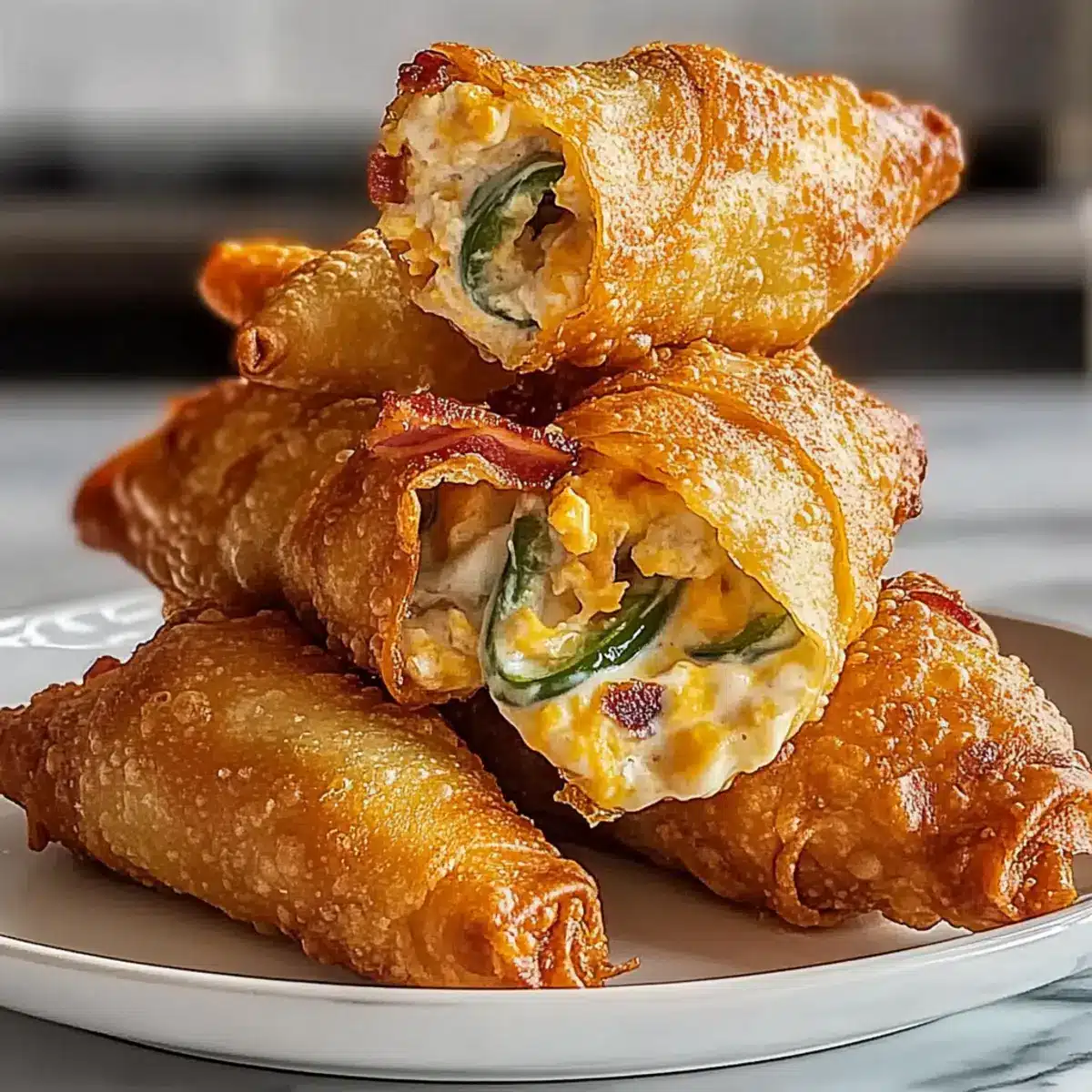 Jalapeño Popper Egg Rolls