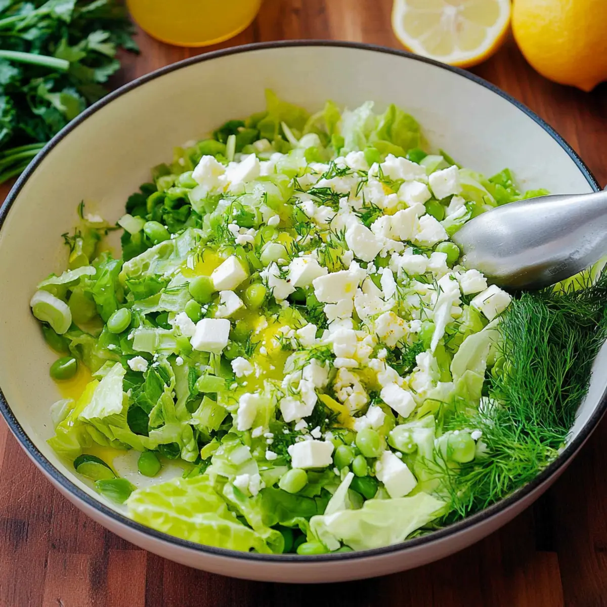 Maroulosalata Greek Lettuce Salad