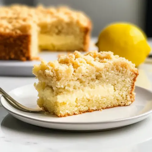 Lemon Cream Cheese Coffee Cake