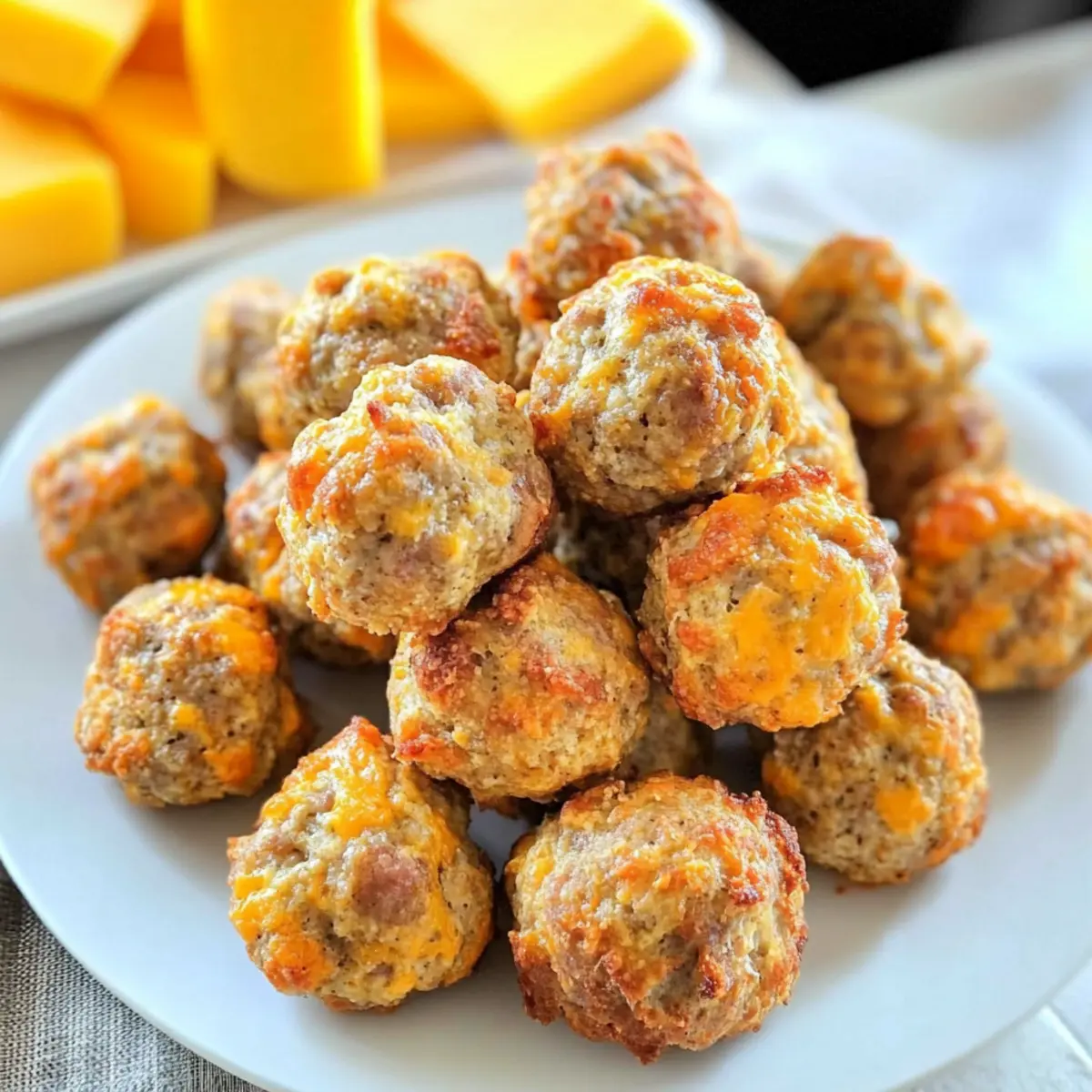 Bisquick Sausage Balls