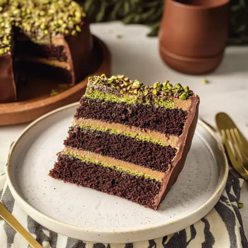 Dubai Chocolate Pistachio Cake