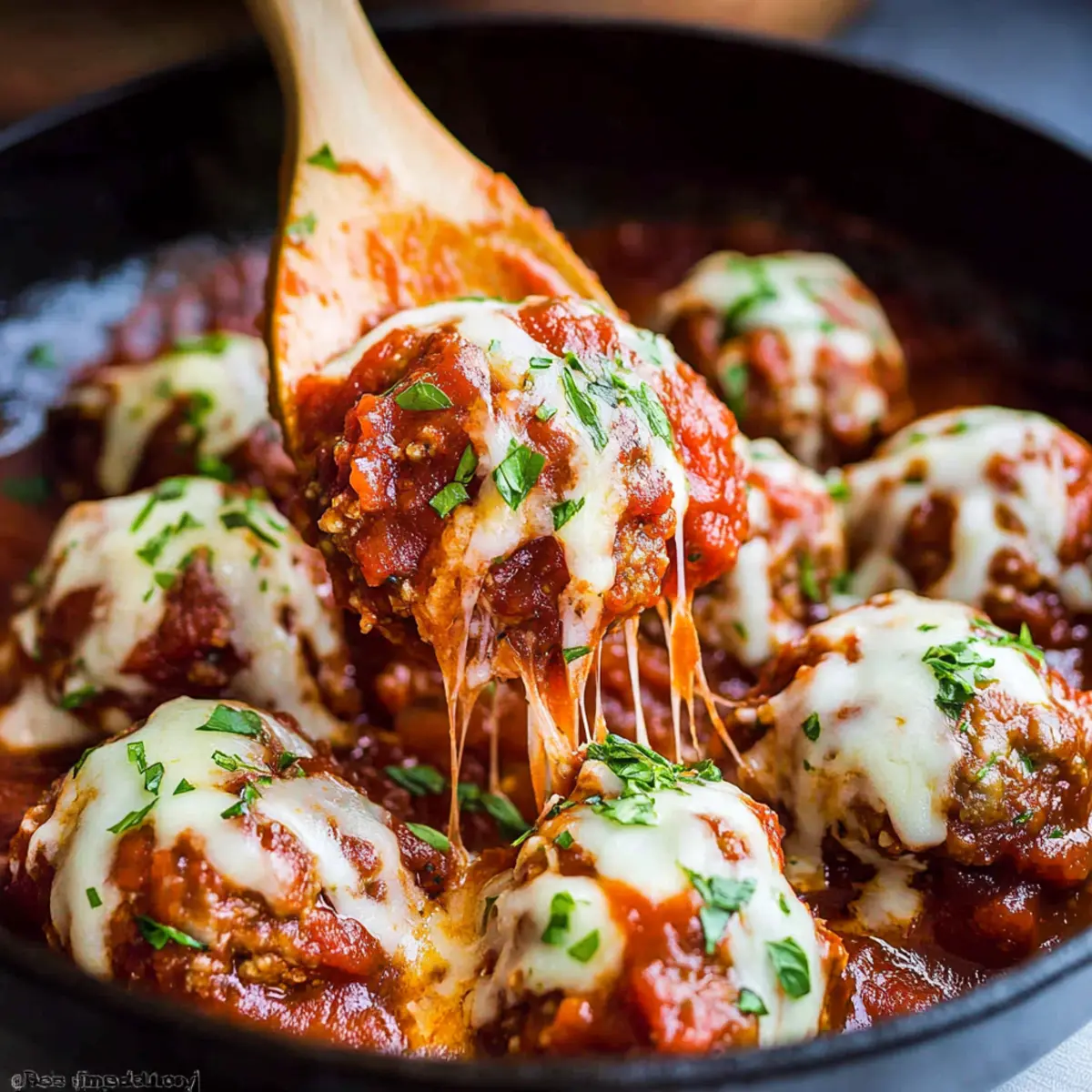 Juicy homemade meatballs