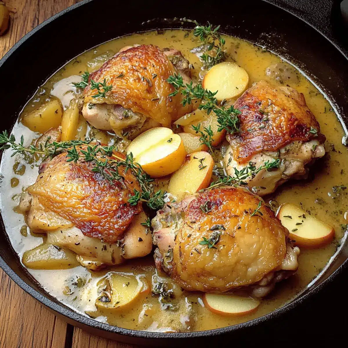 French Apple Cider Chicken